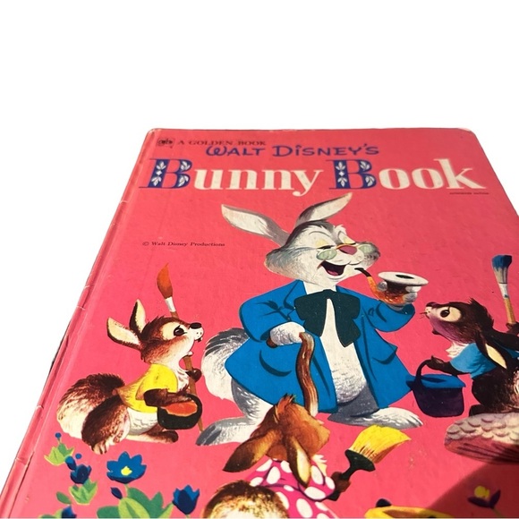 Walt Disneys Bunny Book x Golden Book Large Hardback 2nd Edition Authorized 1972 - Picture 2 of 11